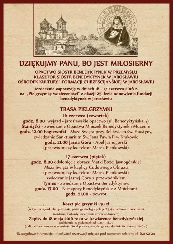 Plakat Pielgrzymkowy