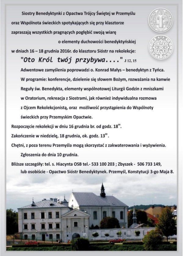 Rekolekcje dla Oblatów